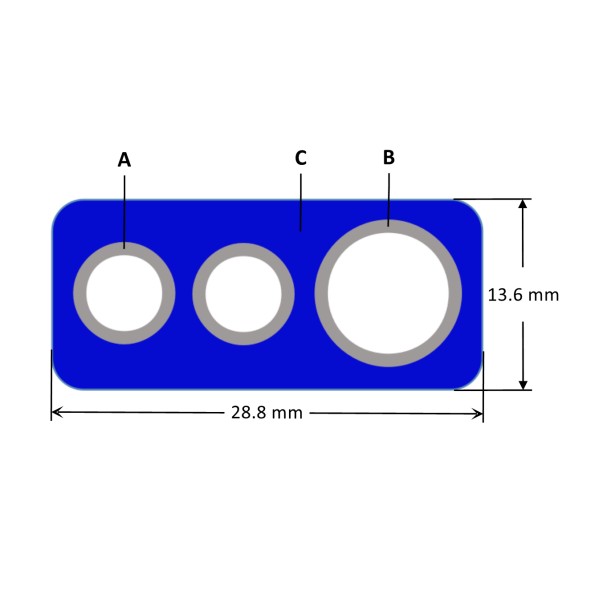 Flatpack for DHSV, 2x1/4