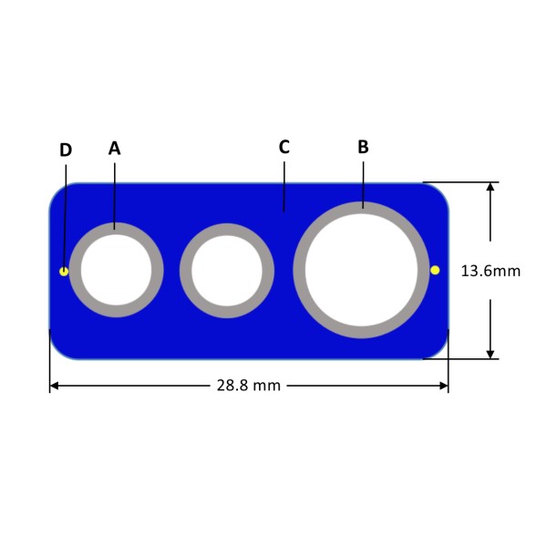 Flatpack for DHSV with Strip, 2x1/4