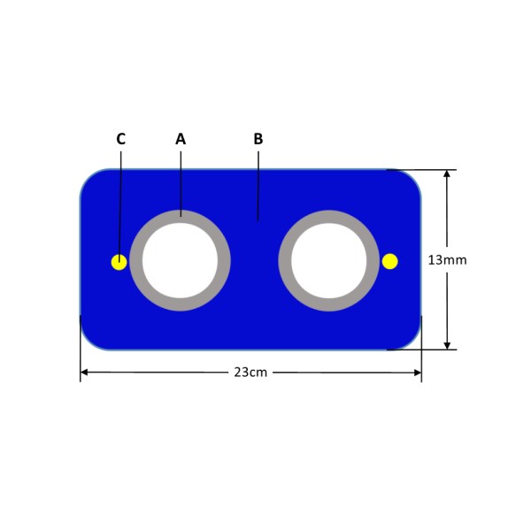 Flatpack for DHSV with Strips, 2x1/4